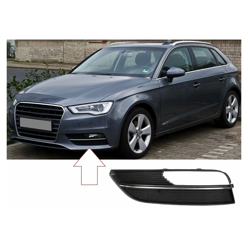 Car Bumper Ventilation Grille Parts Component For A3 2012-2015 Right Fog Lamp Ventilation Grille 8V3807682A9B9