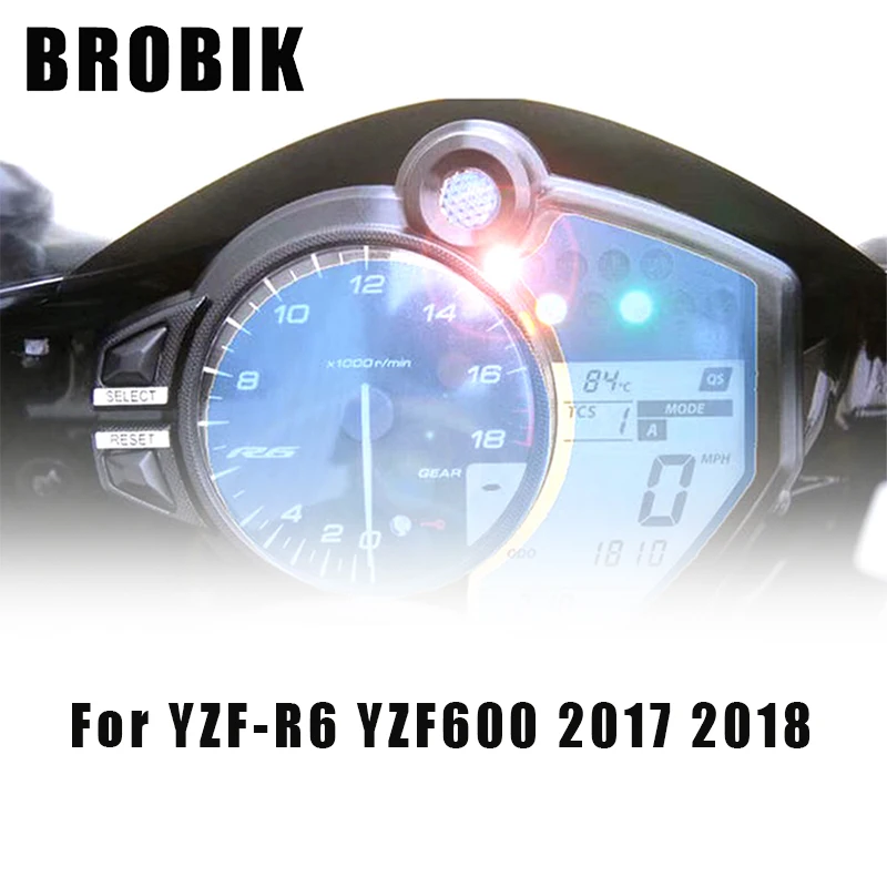 

BROBIK Motorcycle Accessories Speedometer Scratch Cluster Screen Protection Film Protector For YZF-R6 YZF600 2017 2018