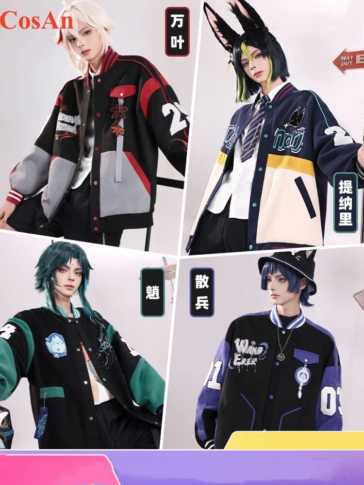 

CosAn Game Genshin Impact Wanderer/Scaramouche/Xiao/Kaedehara Kazuha/Tighnari Cosplay Costume Lovely Autumn And Winter Coat