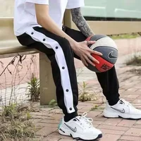 Spring Autumn Men's Loose-Fit Harem Casual Pants Plus Size Basketball Training Sweatpants Quick Dry Fat Burn Workout Pants