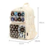 Japanese Kawaii Itabag Women New 2024 Transparent Backpack Large Capacity School Bags With Insert Plate and Two Clear Pockets 6