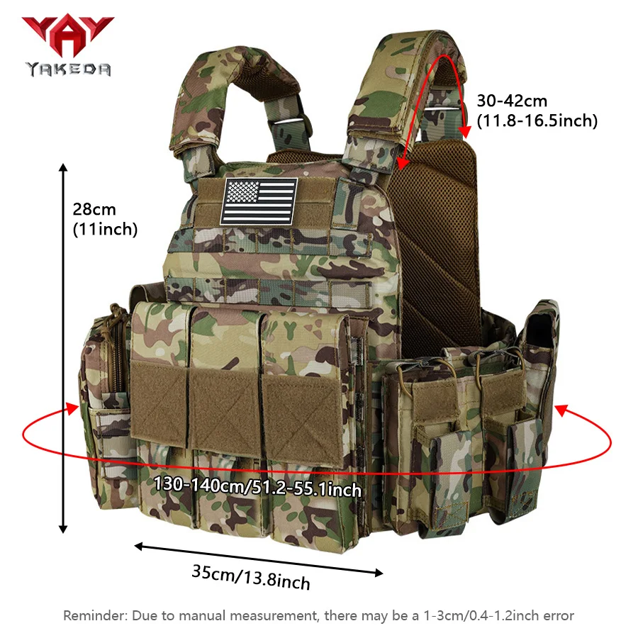 Camouflage Training Vest for Outdoor Hunting and Tactical Use