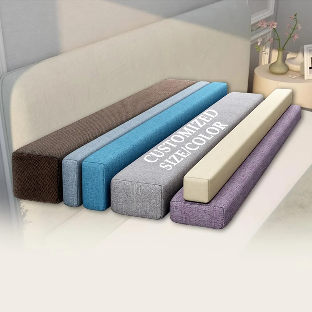 Mattress Bed Filler Bed Extender Headboard Pillow Closed Gap between Mattress Headboard and Wall Cushion Sofa Pad Velvet