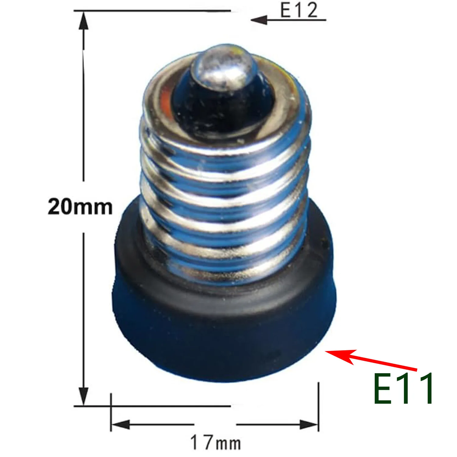 Candelabra E12 -̴ Candelabra E11 ̽  ,  LED  ġ, 10 