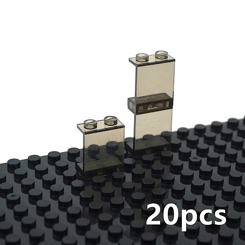 MOC 투명 패널 1x4x3 도트 창 벽 집 건설 액세서리 DIY 하우스 벽돌 장난감 부품 호환 60581 87544