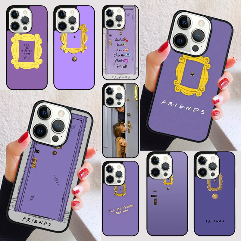 Friends Tv Show Door Cover Per Iphone 15 13 12 11 14 Pro Max Mini X Xr Xs Max Se 2020 7 8 15 Plus Custodia Per Telefono