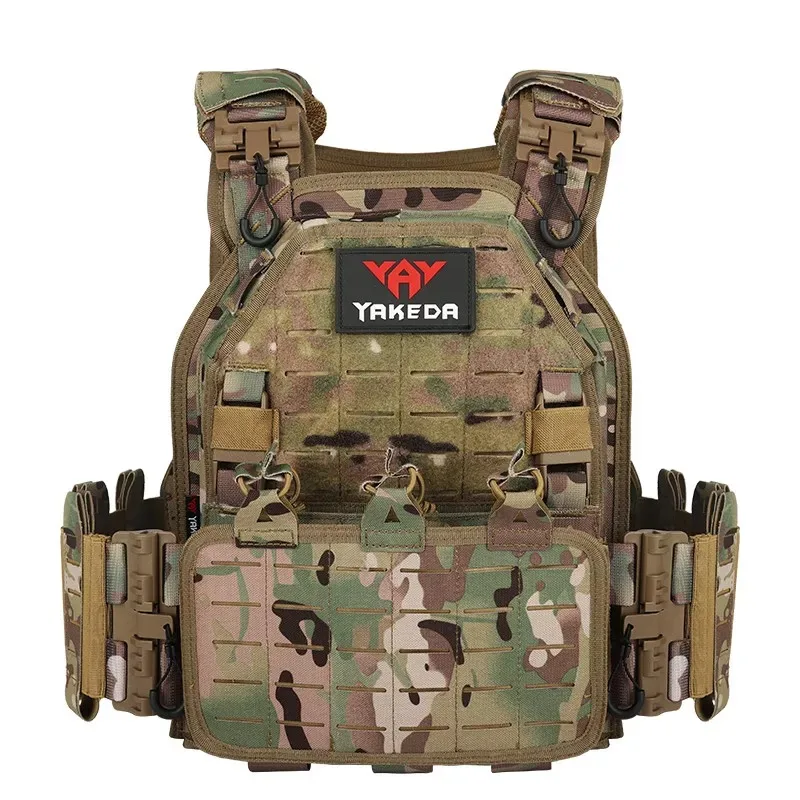 Yakeda Latest Fashion Full Protection Military Tactical Vest Molle Chaleco  Tactico Laser Cut Plate Carrier Bullet