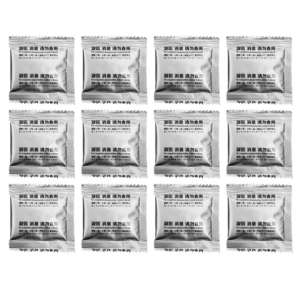 180-12pcs קמפינג שירותים כימיקלים קקי ג 'ל סופג' ל עבור קמפינג שירותים ניידים לטיפול באשפה חירום נייד