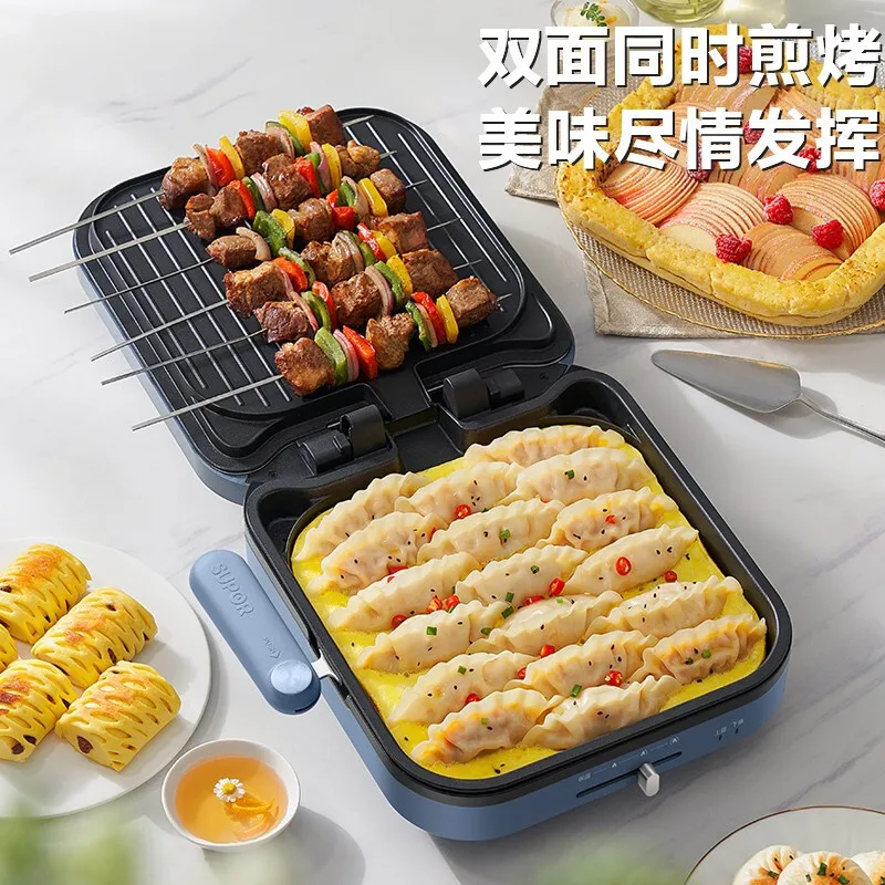 Pancake Machine Double-sided Heating Electric Baking Pan Breakfast Machine Household Removable Washable Deepening Pancake Pan 4