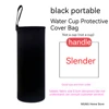 750ML/1000ML/1500ML Water Bottle Cover Bag Black Bottle Carrier Insulated Bag Sports Bottles Covers Mug Bottle Cup Case Bag 2