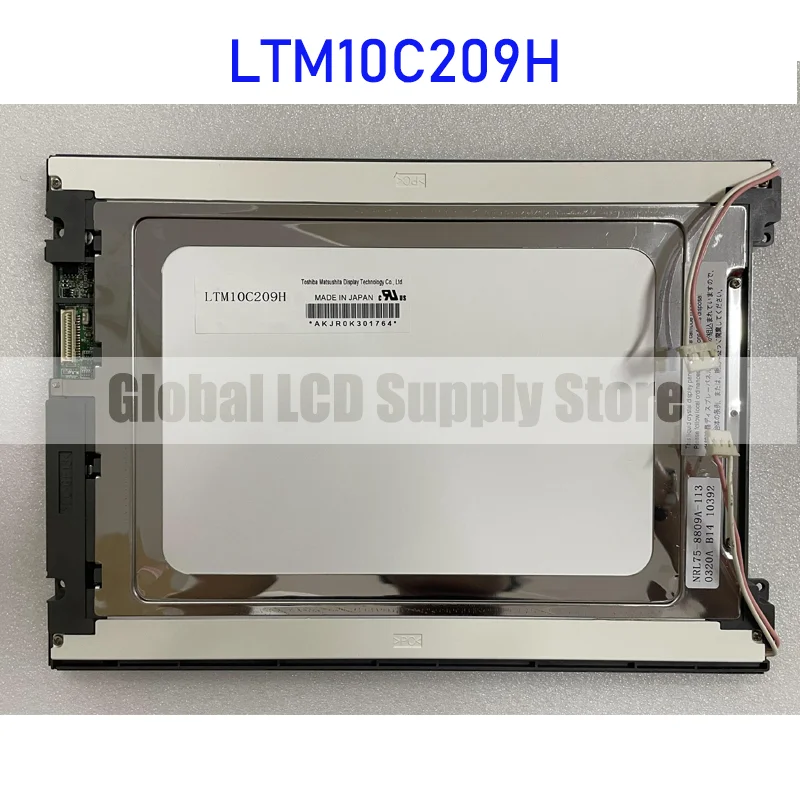 LTM10C209H 10.4 인치 LCD 디스플레이 스크린 패널, 도시바 31 핀 커넥터, 신제품, 빠른 배송