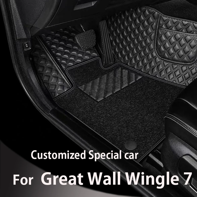 

Car Floor Mats For Great Wall Wingle 7 2018 2019 22020 2021 Custom Auto Foot Pads Automobile Carpet Cover Interior Accessories