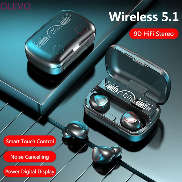 M10 Wireless Earbuds Bluetooth Earphones Noise Cancellation Hifi