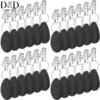 10Pcs/Set Tablecloth Weights Outdoor Table Cloth Weights Teardrop Shape Pendant Stones With Metal Clips Picnic Family Party 1