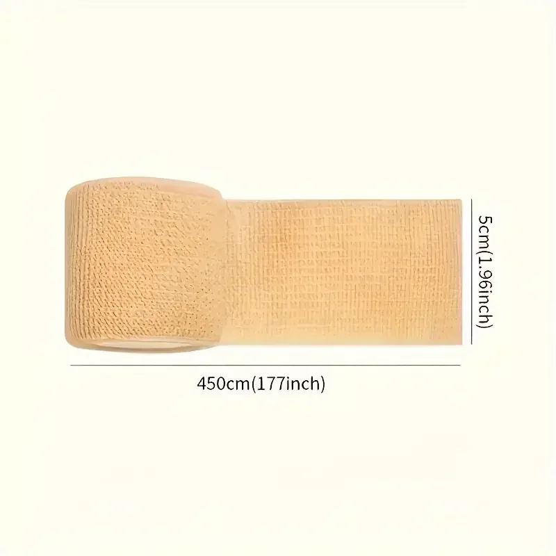 6pcs Self-Adhering Bandage Fixing  Animal Bandage Hand Tearing Waterproof Elastic Bandage for Pets 5 cm X 4.5 M 5