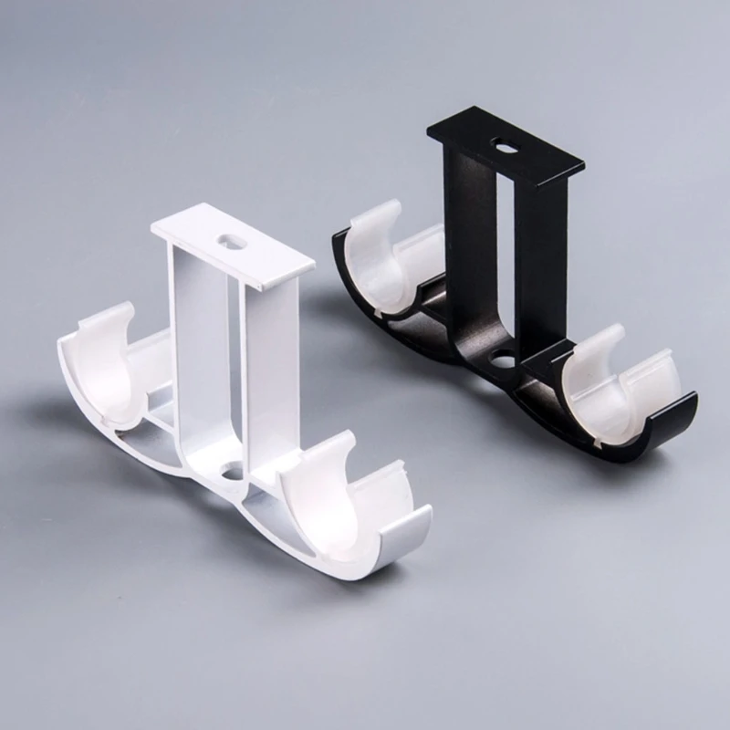 Curtain Rod Brackets Window Hardware Holder 1pc Home Decor Side Top Mounted Easy To Install