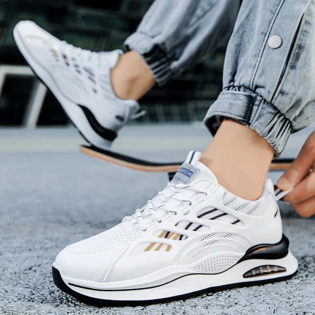 Men's Sport Sneakers Breathable Mesh Fashion 2023 New Running Shoes High Quality Outdoor Casual Shoes 4