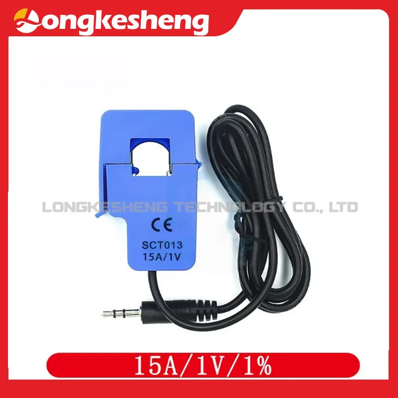 SCT-013-000 30A 50A/60A/15A 100A 50MA 5A 10A 20A 1V 1% SCT013 비침습형 분할 코어 전류 변환기 AC 전류 센서