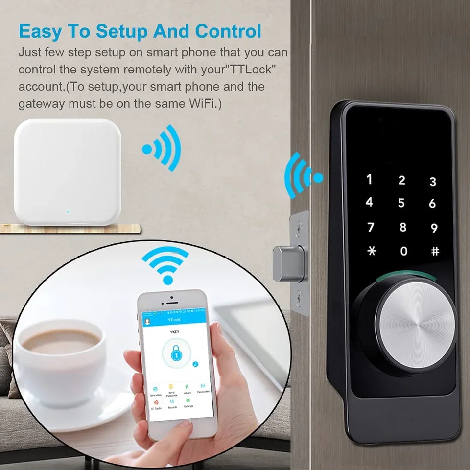 TTLOCK G4 WiFi Gateway For Smart Door Lock GSM Net Gate,système De TTLOCK G4 WiFi Gateway For Smart Door Lock GSM Net Gate,système De