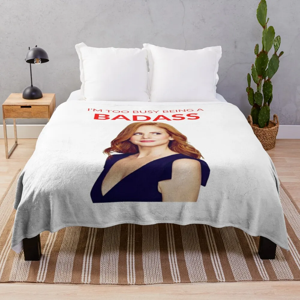 

Suits Donna Paulsen 'Badass' Merch Throw Blanket Cute Blanket Plaid Extra Large Throw Blanket
