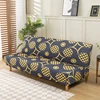 sofa bed cover folding sofa covers spandex stretch elastic material double seat cover slipcovers for living room geometric print 3