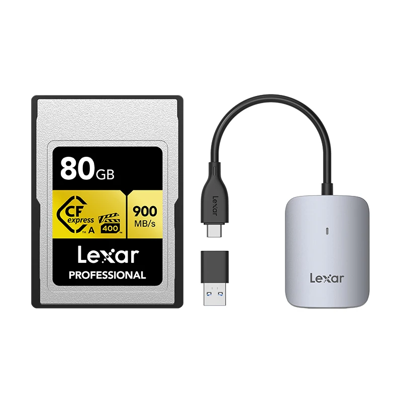 Lexar-cf Expressメモリカード、タイプa、80GB、160GB、320GB