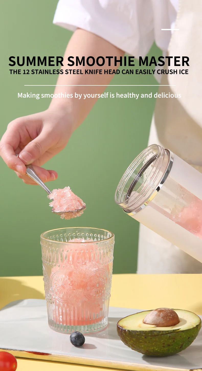 Portable Electric Juicer Blender Usb Rechargeable Fresh Juice Maker_voghion.com
