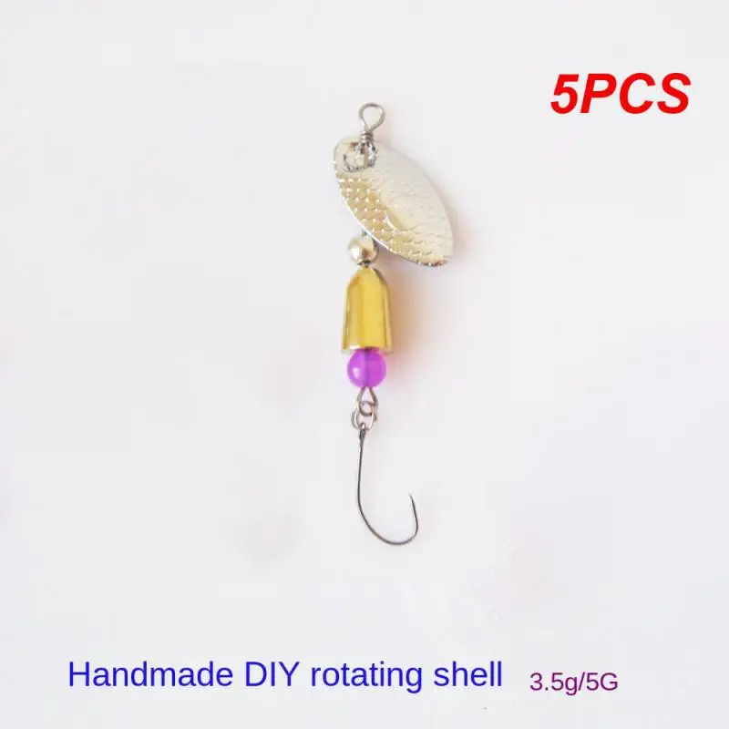 

5 шт. 3. Искусственная золотистая/Серебристая приманка в виде ложки, металлическая приманка для спиннинга, рыболовная снасть, блесна, крючок, приманка для рыбалки