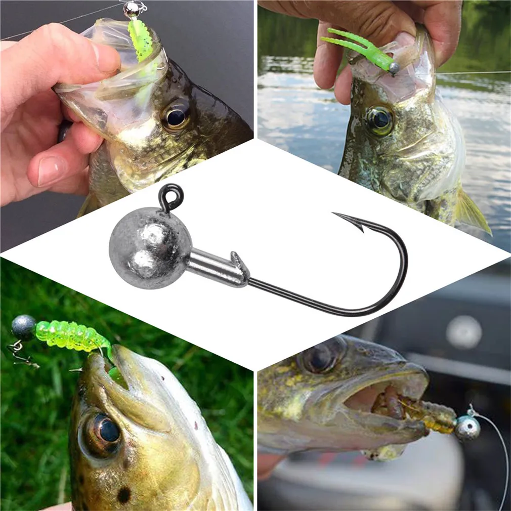 Smallmouth Hair Jighigh Carbon Steel Jig Heads 1g-10g For Crappie