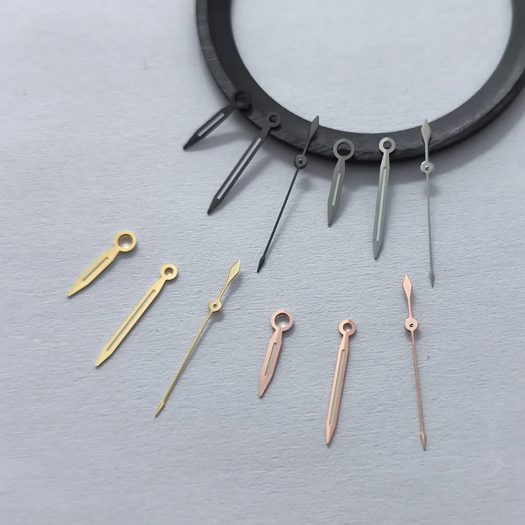 Premium Multi-Finish Watch Hands with Luminous Accents