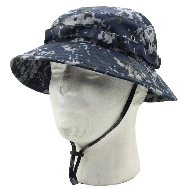 NEW Version Of Short Brimmed Benny Hat, Geely Tactical Camouflage Narrow Brimmed Round Hat, Battle Training Hat
