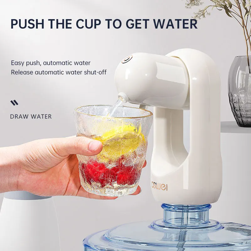 

Складная помпа для бутылок с водой с USB-зарядкой, автоматический Электрический диспенсер для воды, портативный складной автоматический насос для питья D