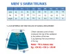 Summer Vacation Men's Palm Tree Print Drawstring Waist Board Shorts Fashion Swim Trunks 3D Print Breathable Short Streetwear 6