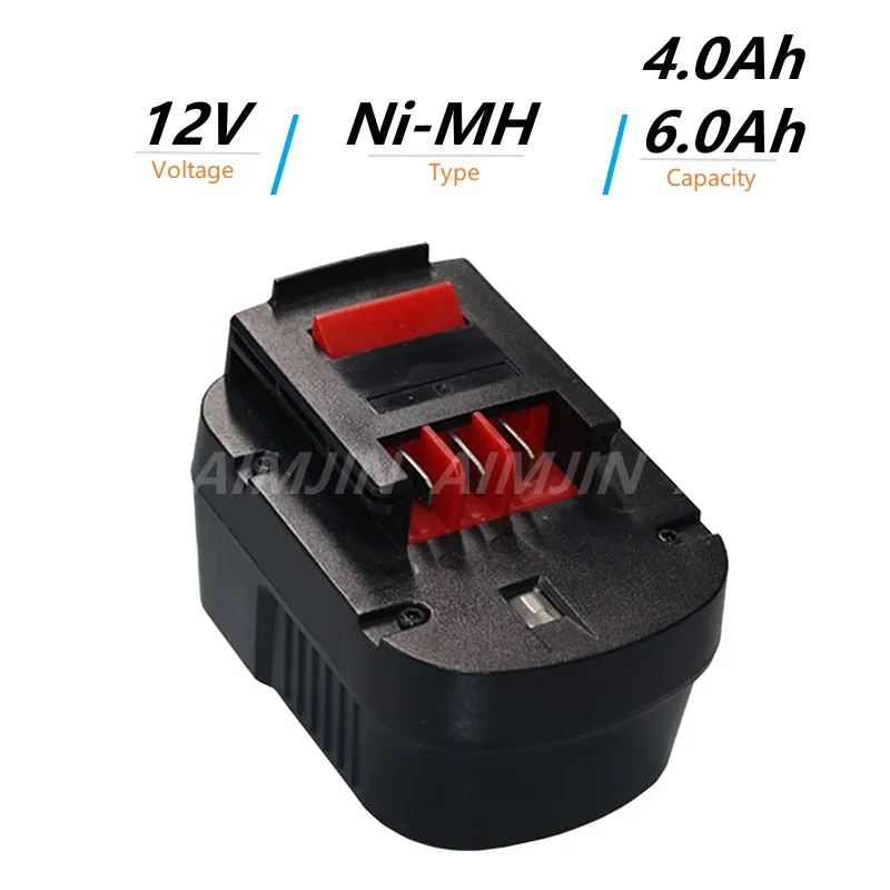 

Аккумуляторная батарея 12 В 4,0/Ач для Black & Decker A12 A12EX FSB12 FS120B A1712 HP12K HP12