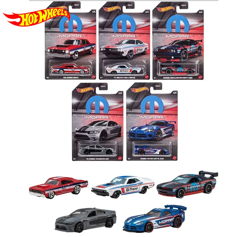 Original Hot Wheels Car Mopar Dodge Diecast 1:64 Voiture Dodge Challenger Honda Civic Modern Classic Boys Toys For Children Gift
