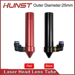 HUNST CO2 Laser Head Barrel Outer Diameter 25mm Diameter 20mm Focal Length 50.8/63.5/101.6mm For Engraving And Cutting Machine