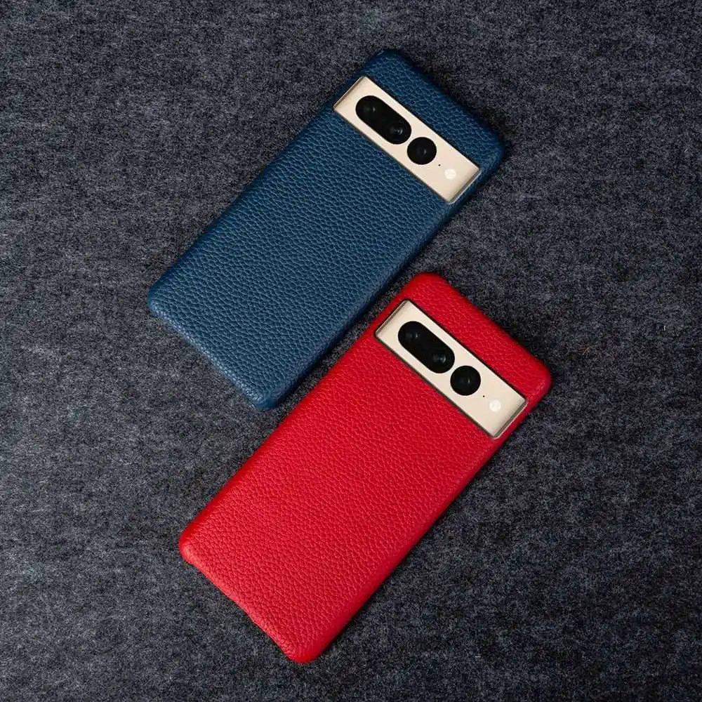 Google Leather Cases- navy blue- red- Smart cell direct