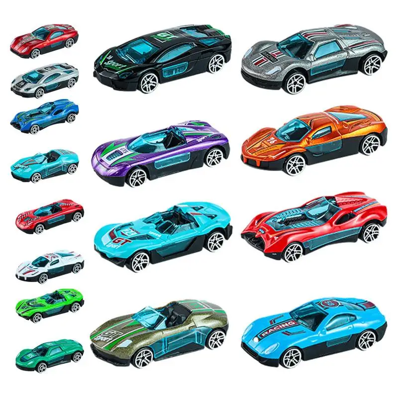 Race Car Toy Push Sliding Mini Model Alloy Mini Race Car Fast Speed Off Road Sport Toy For Christmas, Children's Day Gifts