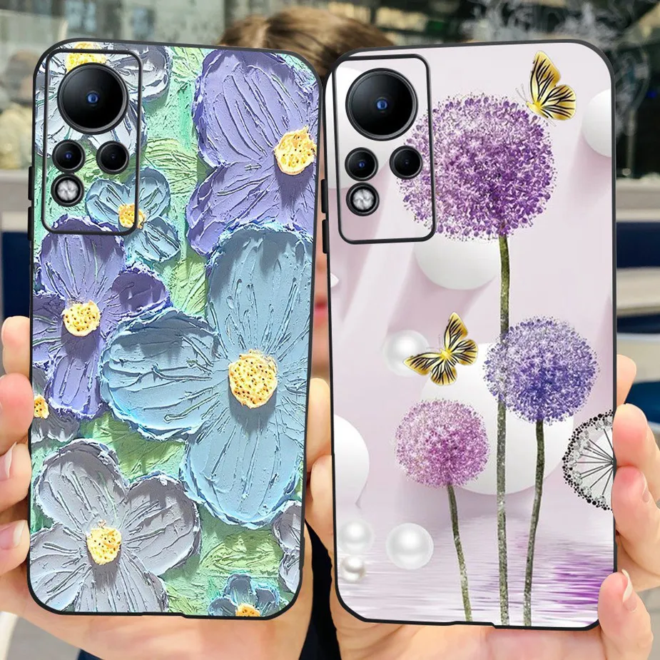 Cute Fashion Painted Soft TPU Case Cover - Stylish Protective s Capa