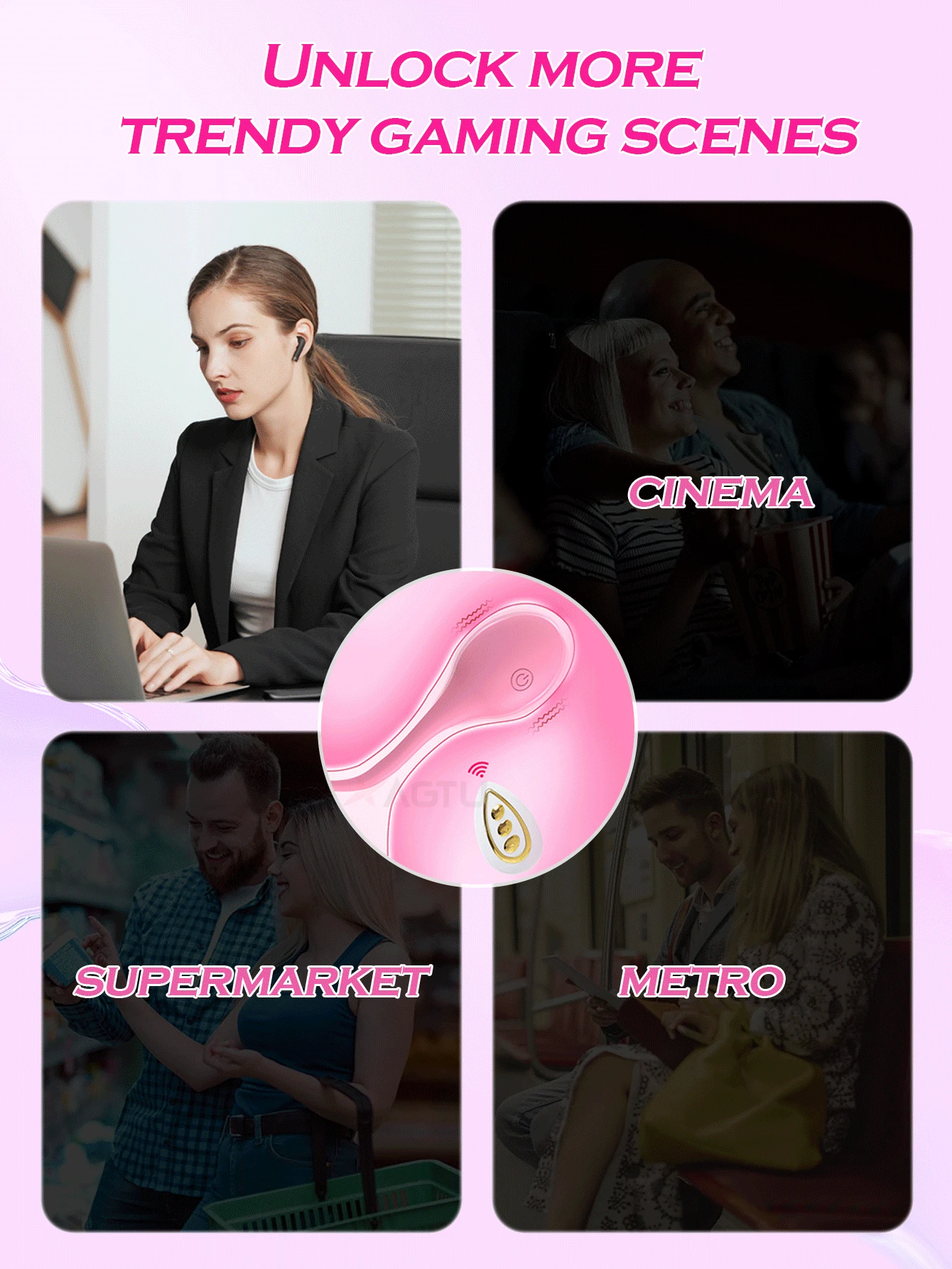 G-spot Vibrator With Remote Control Wireless Clitoral Stimulator_voghion.com