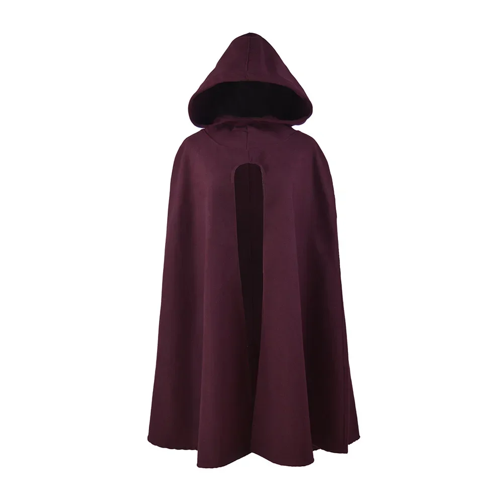 

Autumn Winter Shawl with Hood Women's Coat Imitation Wool Collar Pullover Shawl Warmth Poncho Capes Solid Color Cloaks T219