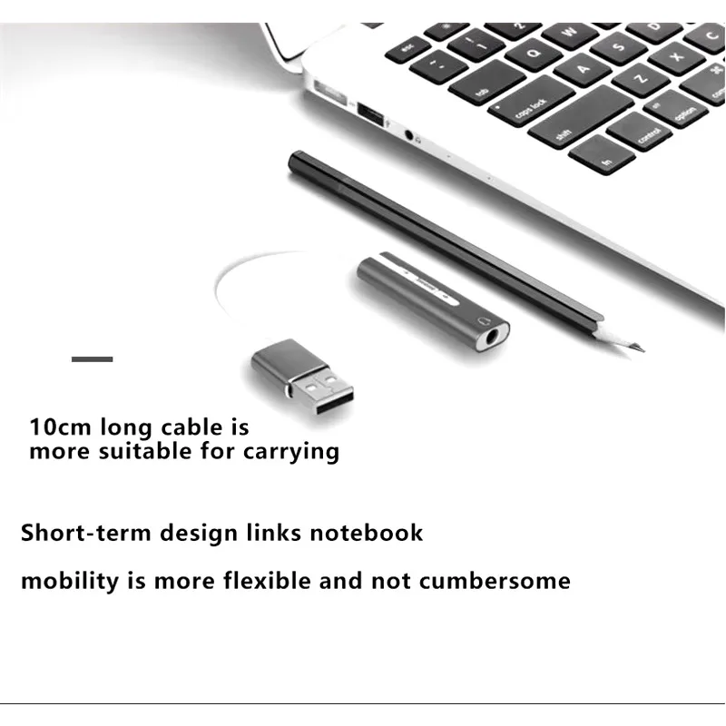 USB TYPE-C 컴퓨터 사운드 카드 투인원 USB 헤드셋 3.5mm 잭 외부 플러그인 컴퓨터에 적합 PS47.1 채널 헤드셋