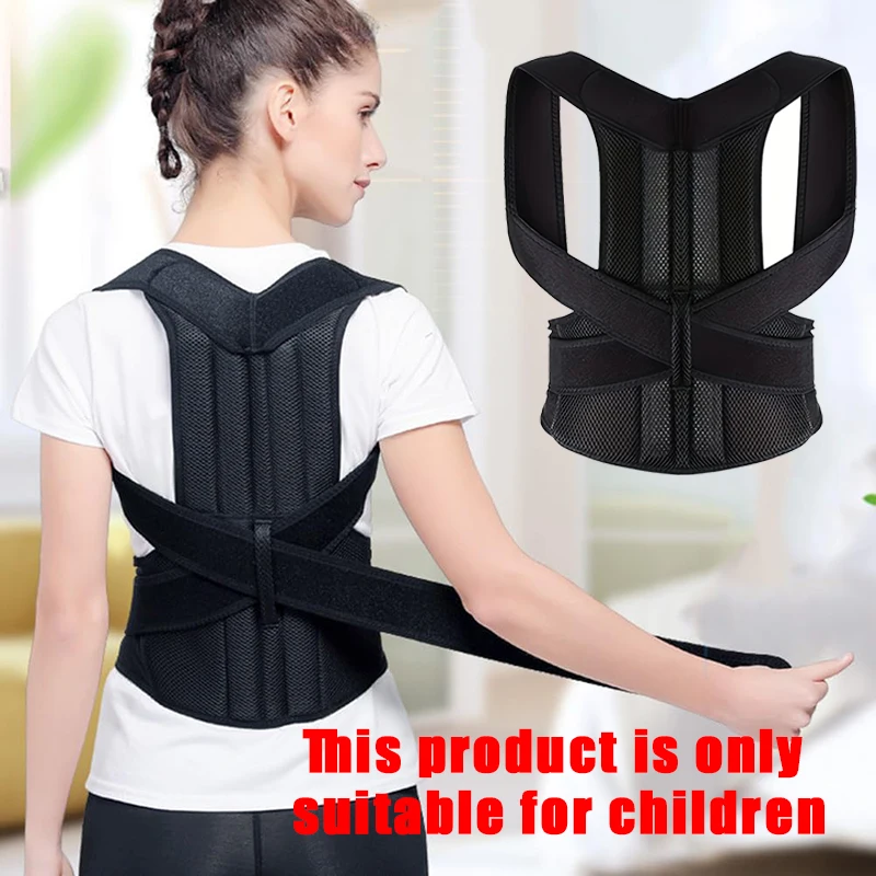 Back Corrector Corset Magnetic Posture Corrector Straight Shoulder Brace Lumbar Support Pain Relief For Children posture corrector