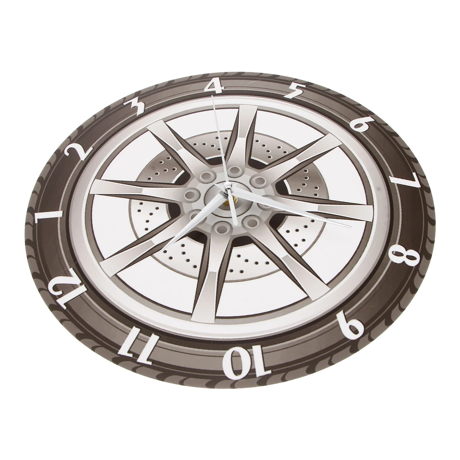 

Car Wheel Clock Creative Wall Clock Home Decor Modern Living Room Mute Clock