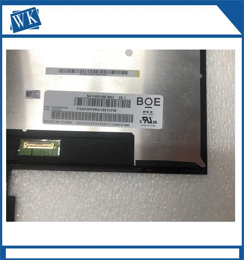 ASUS ZenBook Flip 14 UX463 UX463F UX463FL LCD 1920x1080 30PIN, ekran meclisi ile kapak, 14 in