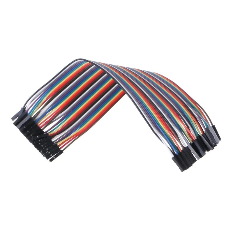 63HA Cables M-F/M-M/F-F Jumper Breadboard Wire Colorful GPIO Ribbon For DIY Kit 40Pcs
