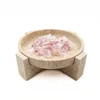 Irregular Bowls with Bases Marble Stone Tray Fruit Dessert Storage Plates Home Furnishings Desc 2