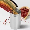 Stainless Steel Sealed Storage Jar Portable Airtight Food Storage Container Canister For Coffee Beans Flour Cereal Suga 3