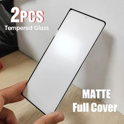 2 - Pack Anti - Fingerprint Frosted Matte 9H Tempered Glass Screen Protector for Galaxy Z Fold 8 (2Pcs Full Cover)