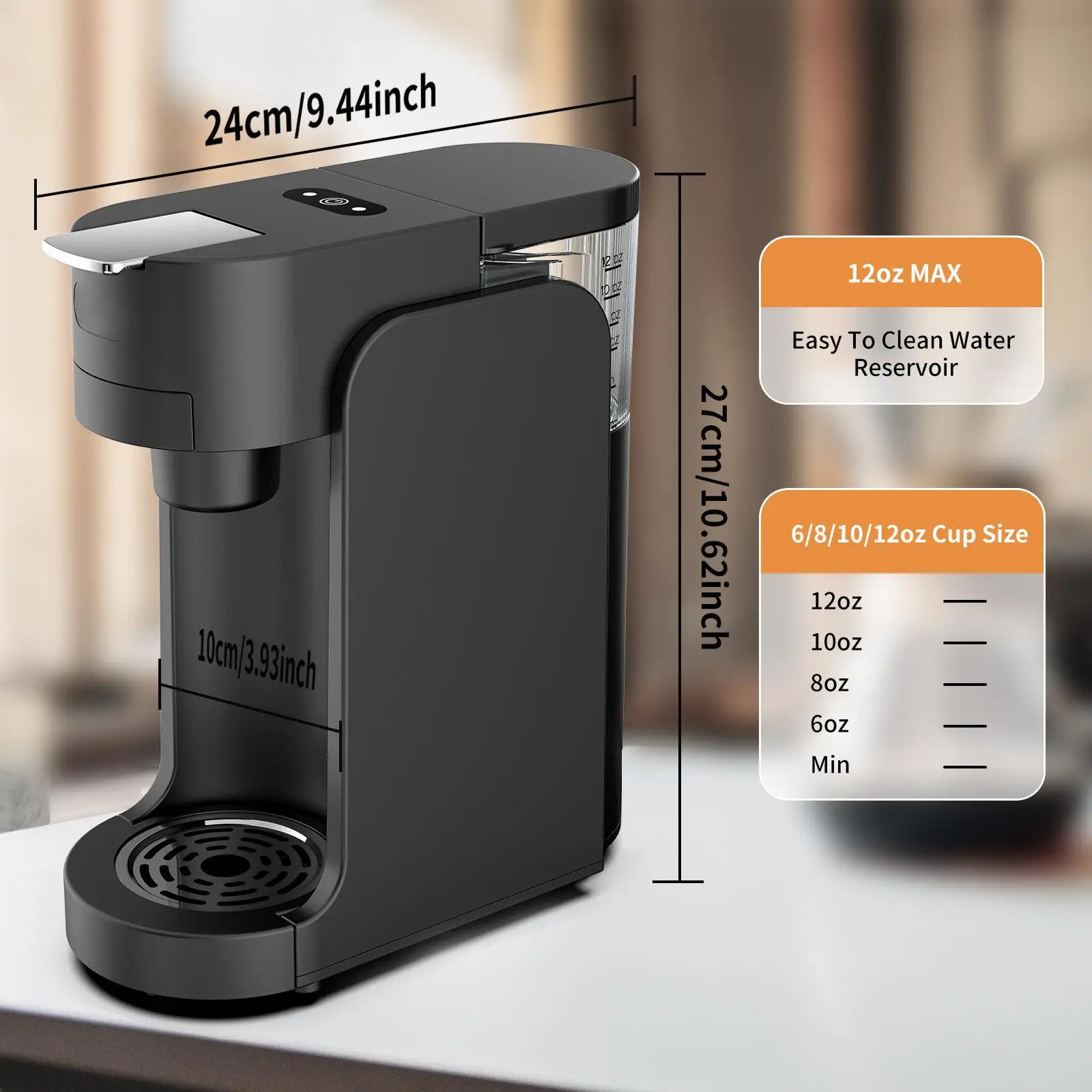 Capsule Coffee Machine Potable Espresso Maker Automatic Espresso Machine Multi-functional for Camping Office Travel Home Use 3